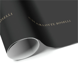 Minimalist Elegant Classical Professional Simple Wrapping Paper