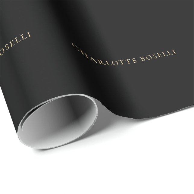 Minimalist Elegant Classical Professional Simple Wrapping Paper (Roll Corner)