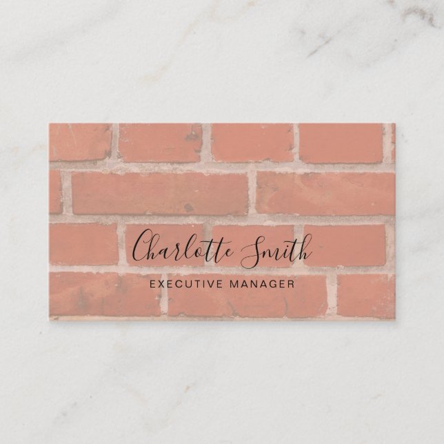 Minimalist Elegant Classical Professional Wall Business Card (Front)