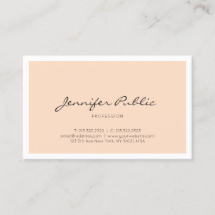 Minimalist Elegant Design Professional Modern Business Card