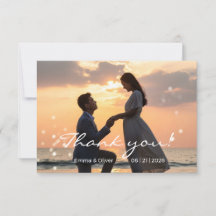 Minimalist Elegant Floral Wedding Photo