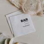 Minimalist Elegant Formal Bar Mitzvah Napkins<br><div class="desc">These minimalist elegant formal bar mitzvah napkins are perfect for a simple religious celebration. The design a beautiful font in a white background to compliment your event.</div>