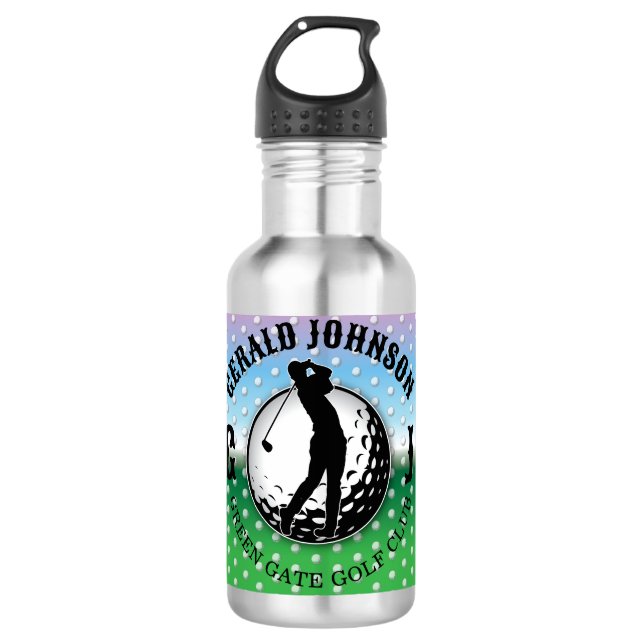 Minimalist Elegant Golf Design 710 Ml Water Bottle (Front)
