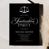 Minimalist Elegant Lawyer Scale Graduation
