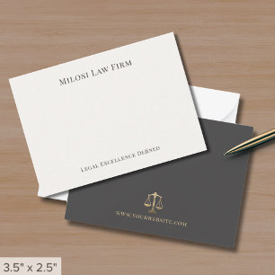 Minimalist Elegant Legal Card