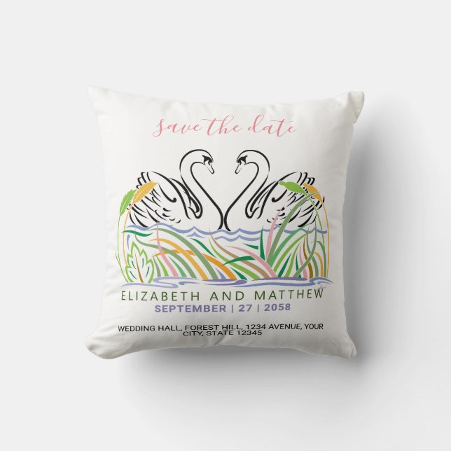 Minimalist Elegant Love Design Cushion (Front)