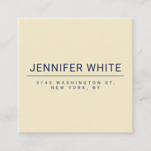 Minimalist Elegant Modern Plain Enclosure Card