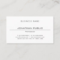 Minimalist Elegant Modern Professional Plain Chic