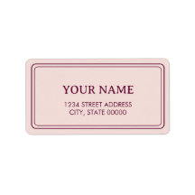 Minimalist Elegant Pale Blush Pink
