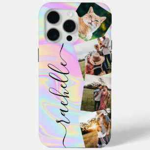 Minimalist Elegant Personalised Photo Collage iPhone 15 Pro Max Case