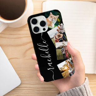 Minimalist Elegant Personalised Photo Collage iPhone 15 Pro Max Case