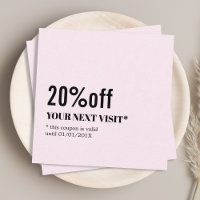 Minimalist Elegant Rose White Beauty Coupon