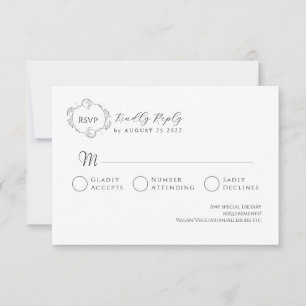 Minimalist Elegant RSVP Card
