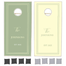 Minimalist Elegant Sage and Cream Couples Favour