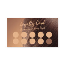 Minimalist Elegant Salon & Barbershop Loyalty Card