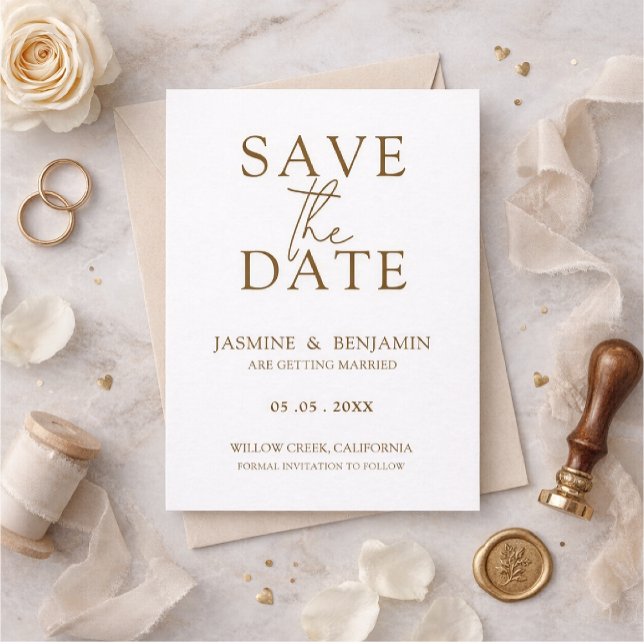 Minimalist Elegant Save the Date Wedding (Creator Uploaded)