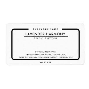 Minimalist elegant simple modern black white