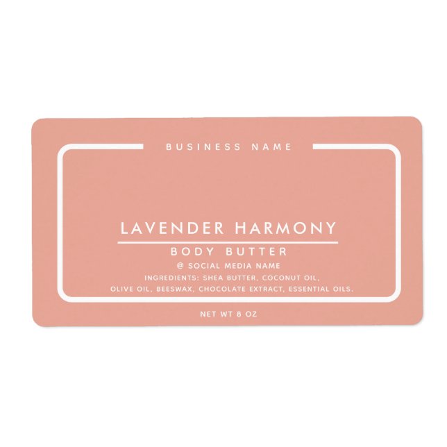 Minimalist elegant simple modern wraparound  (Front)