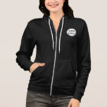 Minimalist Elegant Simple Personalised Modern Gift Hoodie<br><div class="desc">Company Logo Womens Hoodies Employee Elegant.
You can customise it with your photo,  logo or with your text.  You can place them as you like on the customisation page. Funny,  unique,  pretty,  or personal,  it's your choice.</div>