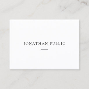 Minimalist Elegant Template Simple Trendy Modern Business Card