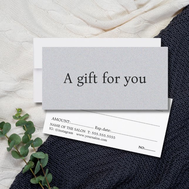 Minimalist Elegant Texture Grey Bold Beauty (Creator Uploaded)