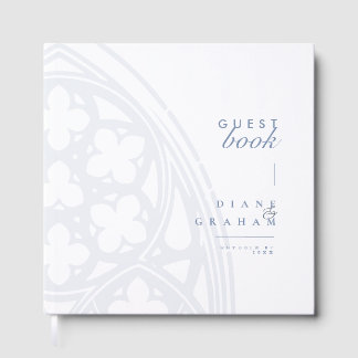 Minimalist Elegant Vintage Gothic Classic Wedding Guest Book