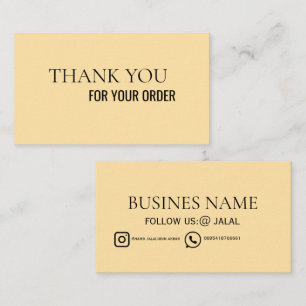 Minimalist Elegant Warm Beige Bold Black Modern Business Card