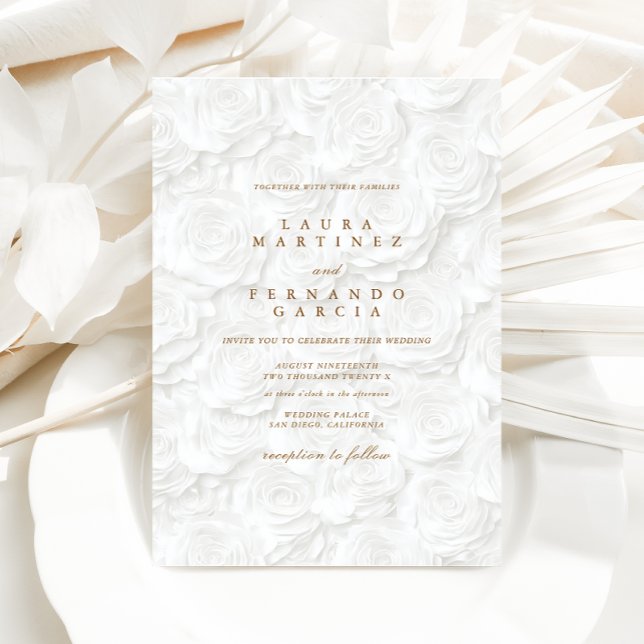 Minimalist Elegant Wedding  Invitation (Creator Uploaded)