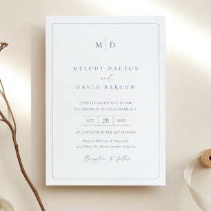 Minimalist Elegant Wedding Invitation Template