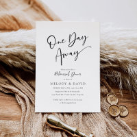 Minimalist Elegant Wedding Rehearsal Dinner