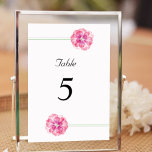 Minimalist Elegant Wedding Table Number Card<br><div class="desc">Minimalist Elegant Wedding Table Number Card.</div>