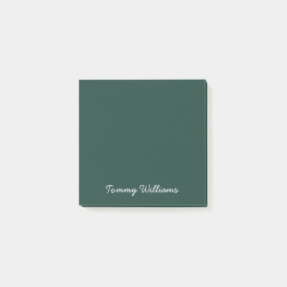 Minimalist Emerald Green Professional Simple Post-it Notes