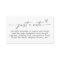 Minimalist Enclosure Card | Just A Note Card