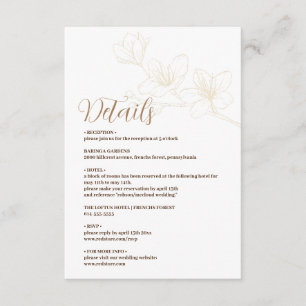 Minimalist Enclosure Card with Whimsical Script
