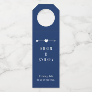 Minimalist   Engagement   Navy Bottle Hanger