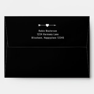 Minimalist Envelope Black