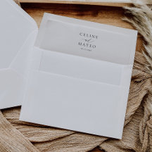Minimalist Envelope Liner, Monochrome Liner