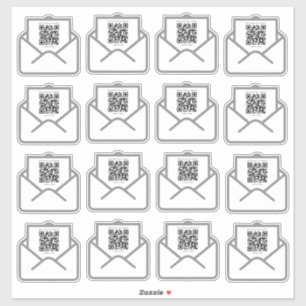 Minimalist Envelope Theme Customer Engagement QR