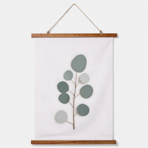 Minimalist Eucalyptus Branch Minimalist Bedroom Hanging Tapestry