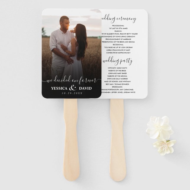 Minimalist Fan Hand Fan from the modern program  (Front and Back)