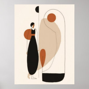 Minimalist Fashion Figure Wall Art Scandinavian