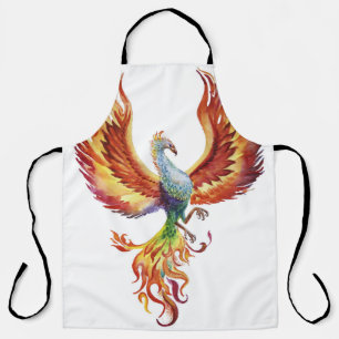 Minimalist Fashion Woman, Black Line Graphics. Apron