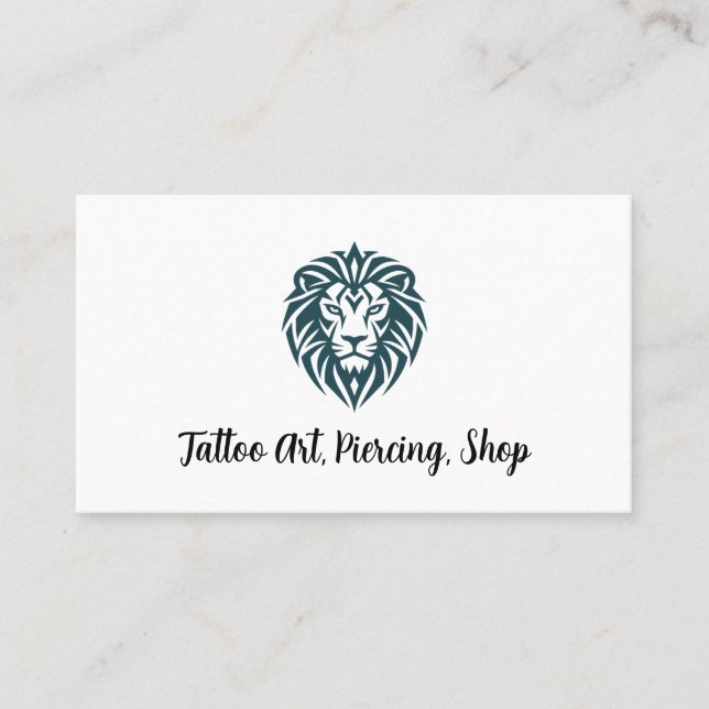 Minimalist Fine Line Tattoo Artist Appointment  Business Card (Front)