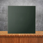 Minimalist Fir Green Plain Solid Simple Colour   Ceramic Tile<br><div class="desc">Minimalist Fir Green Plain Solid Simple Colour</div>