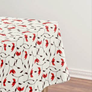 Minimalist Floral Beautiful Botanical Pattern Tablecloth