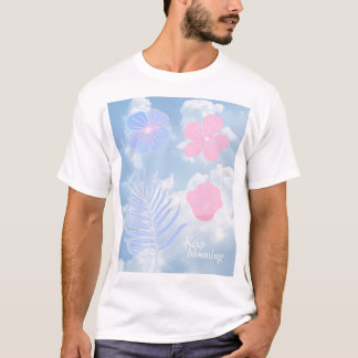 Minimalist Floral Design – Botanical Aesthetic Ar T-Shirt