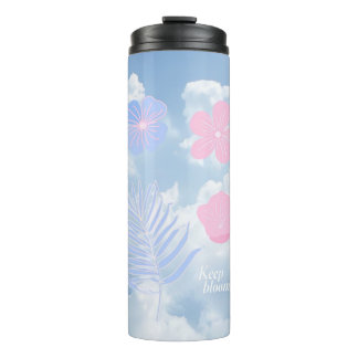 Minimalist Floral Design – Botanical Aesthetic Ar Thermal Tumbler