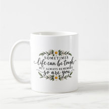 Minimalist Floral Inspirational Quote Design