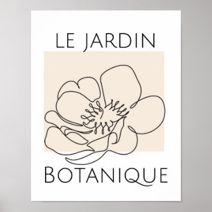 Minimalist Floral Typography Poster