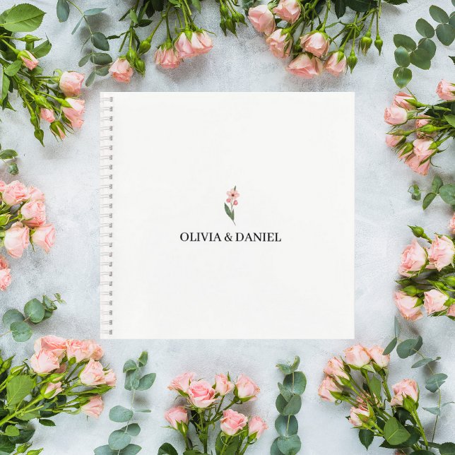 Minimalist Floral Wedding Guest Book (Creator Uploaded)